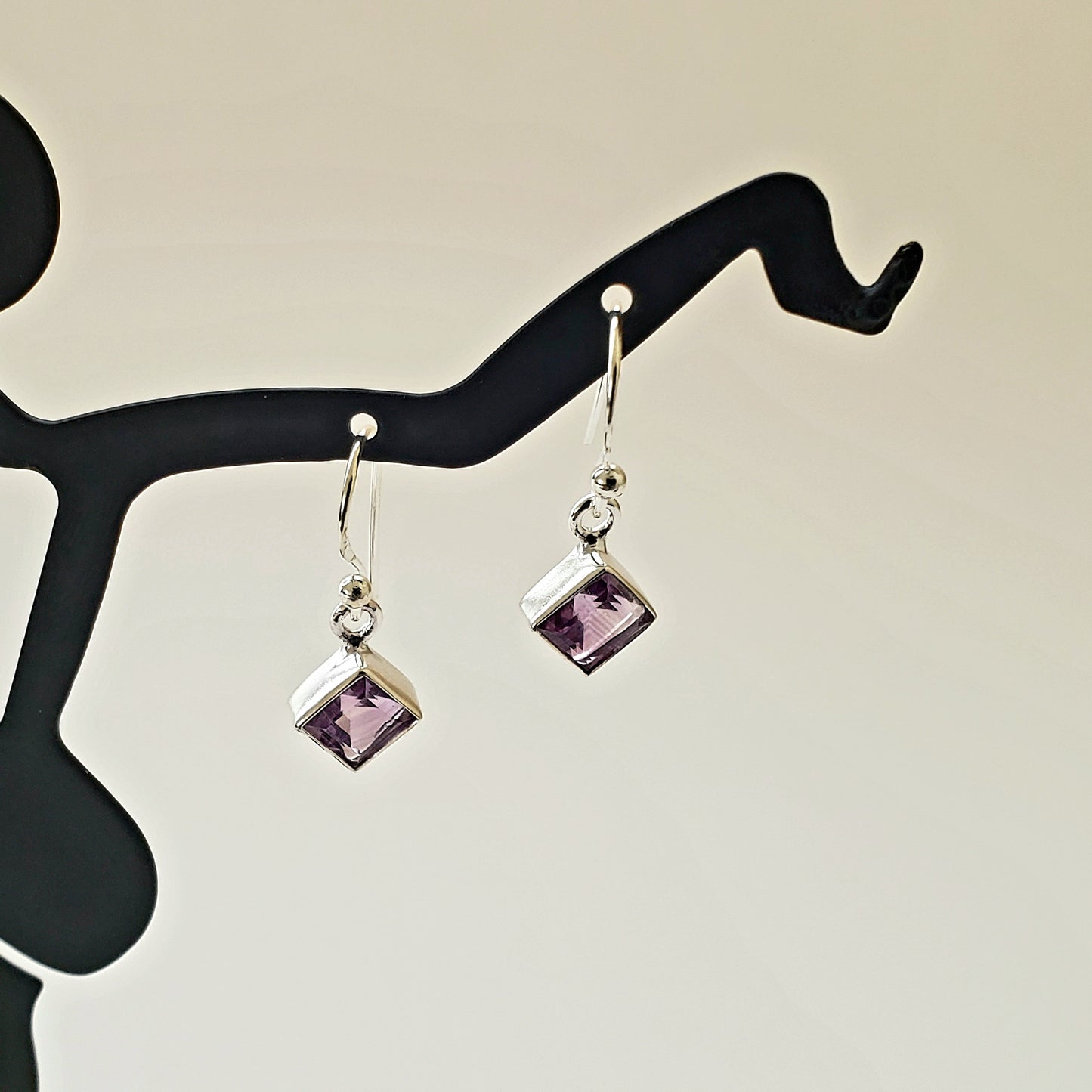 Amethyst earwire SS