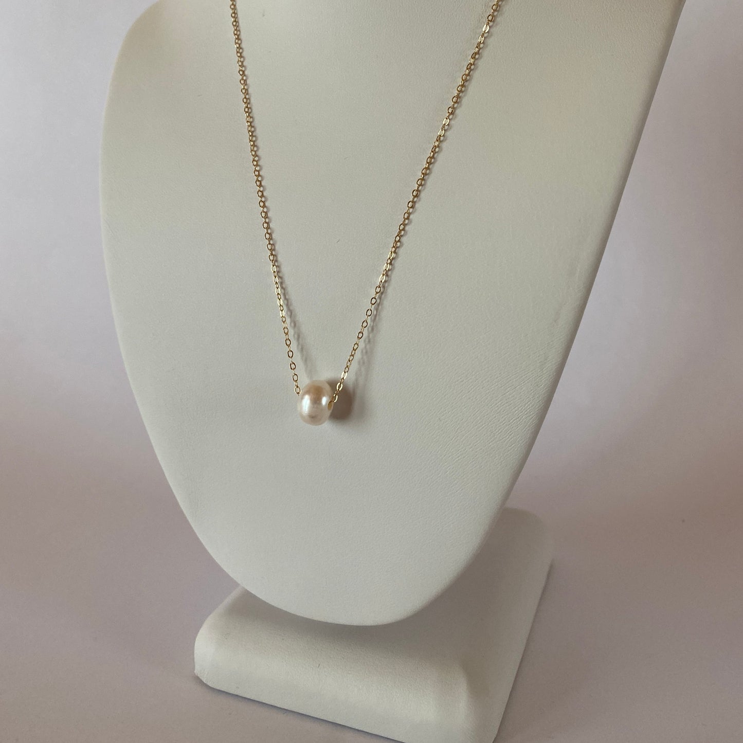 DN Dainty Chain Freshwater White Pearl