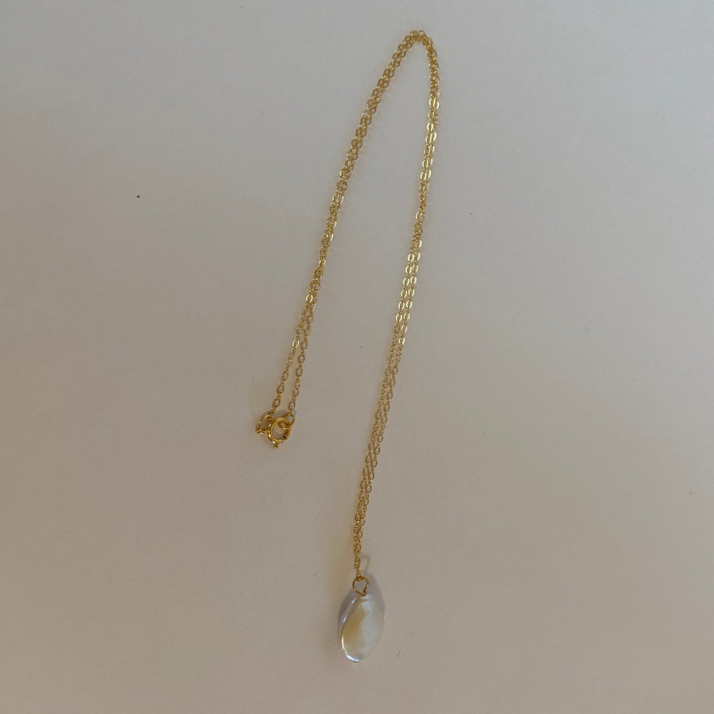 DN Dainty Chain Freshwater Pearl nugget