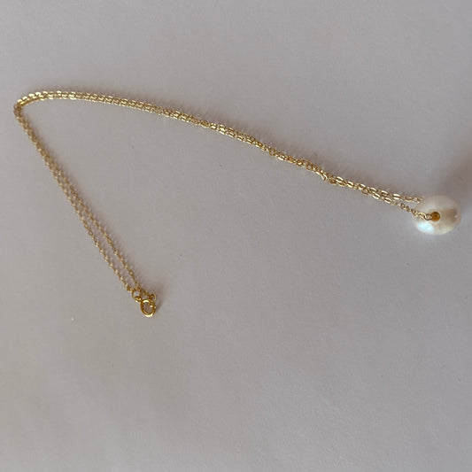 DN Dainty Chain Freshwater White Pearl