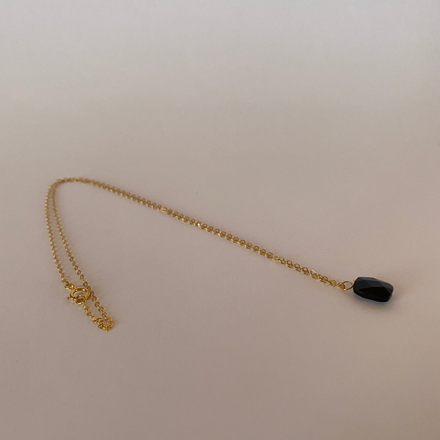 DN Dainty Chain Black Rounded Square
