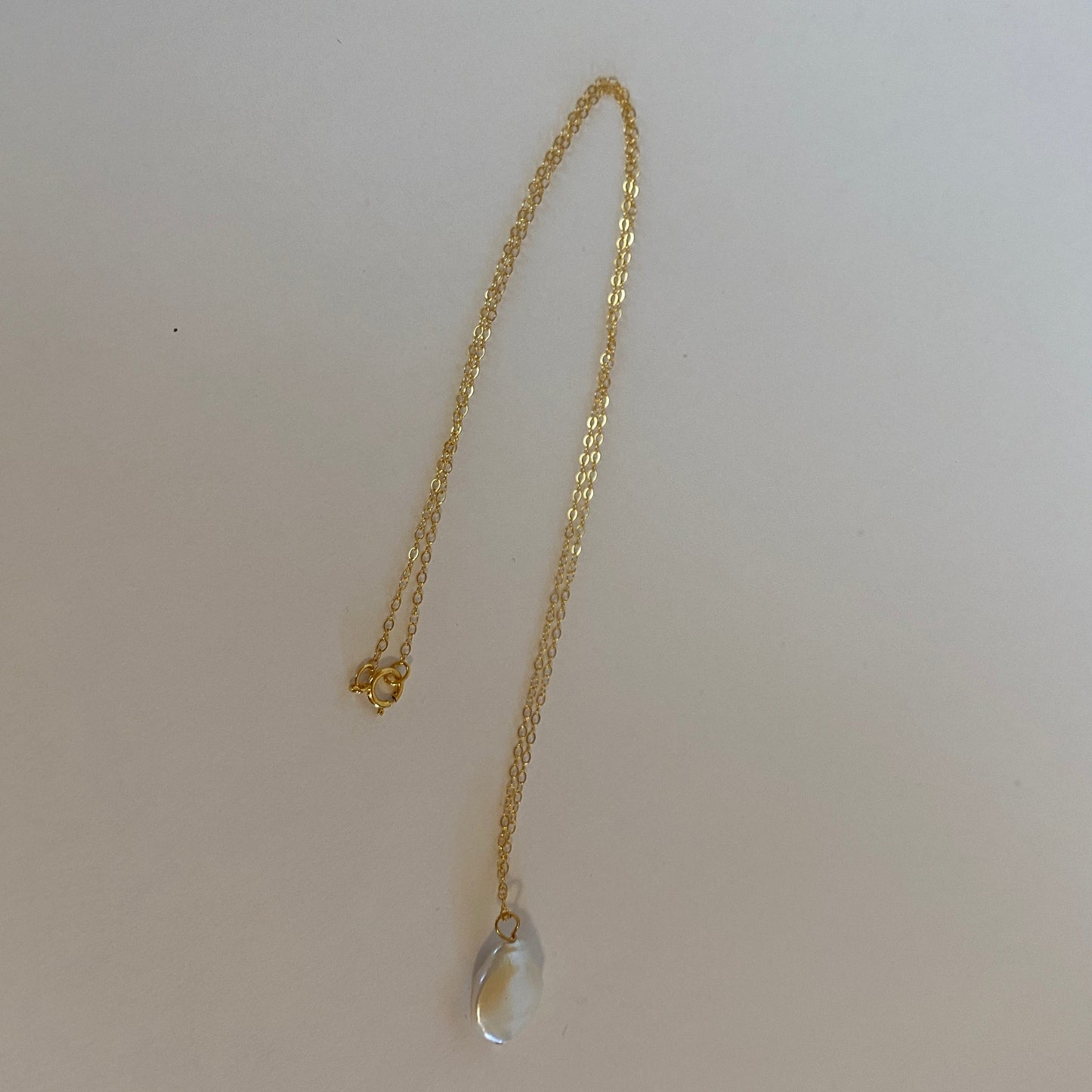 DN Dainty Chain Freshwater Pearl nugget